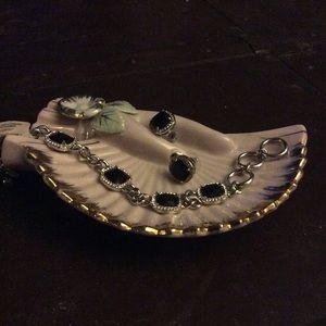 ✨ Crystal Bracelet and Earrings NWT ✨